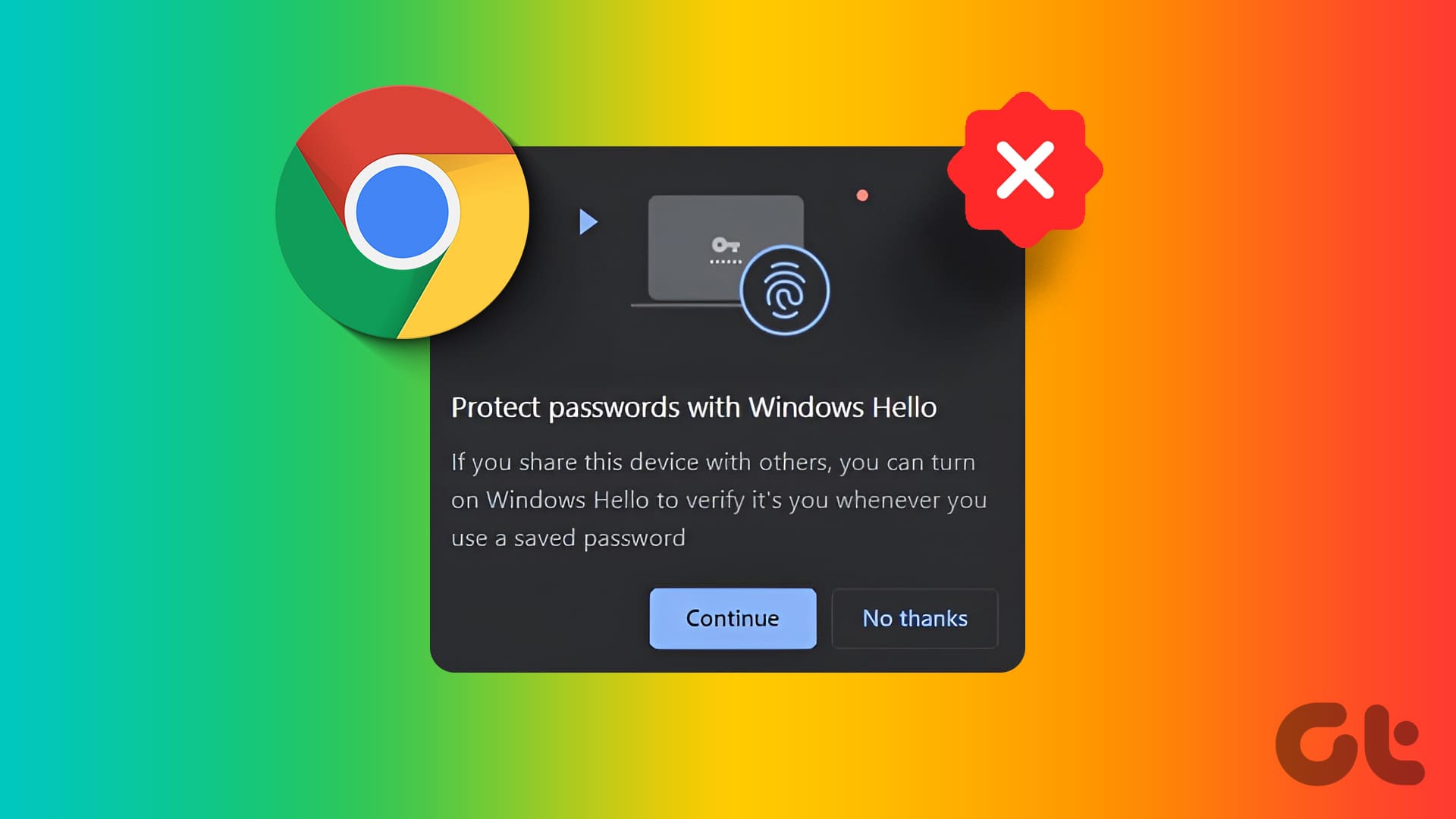 Enable Windows Hello for Payments in Google Chrome