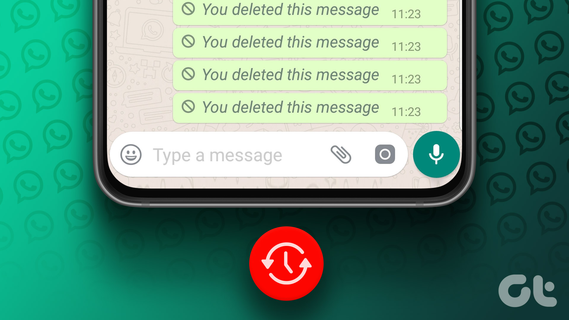 how to undo deleted message on WhatsApp