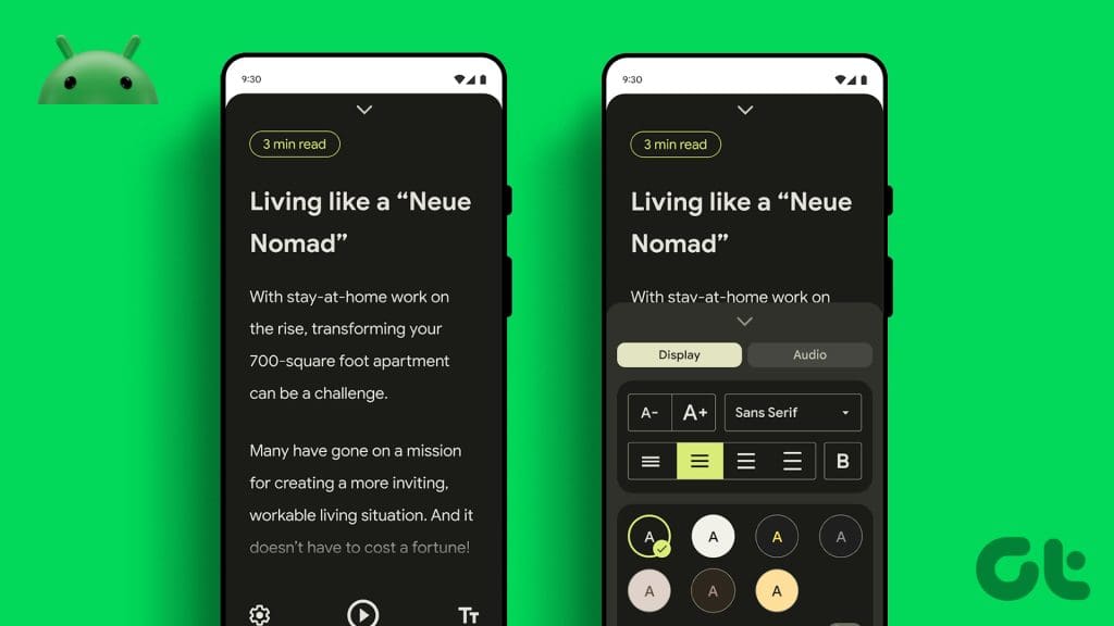 Android で読書モードを使用する方法 (そしてその理由)