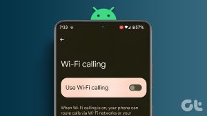 turn off Wi-Fi calling on Android