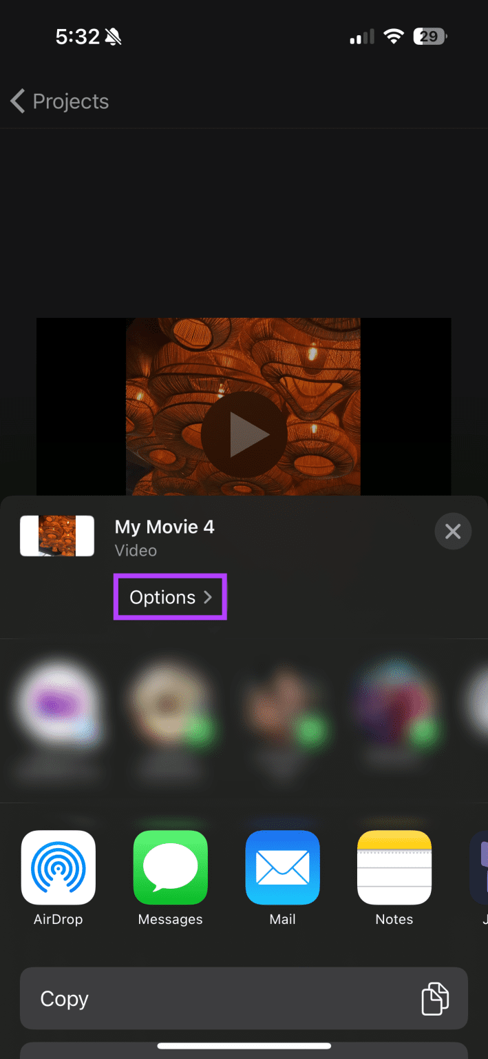 how to reduce mb of video on iphone