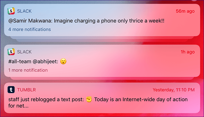 Ios 12 Notifications Grouping By App Vs Automatic 1