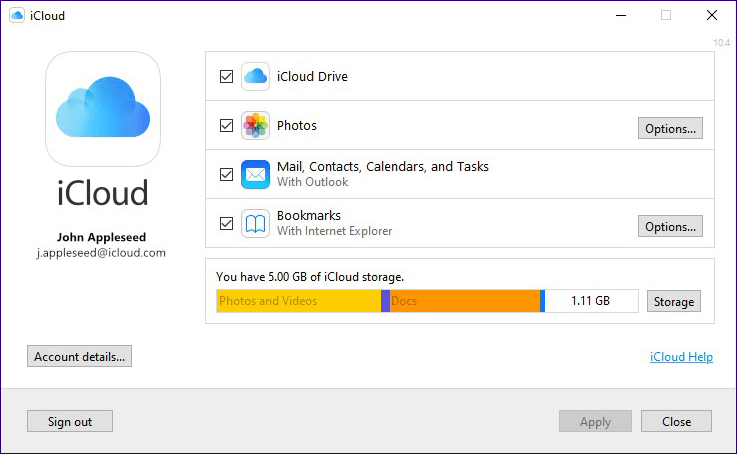 Icloud Windows Store Vs Desktop Comparison 2