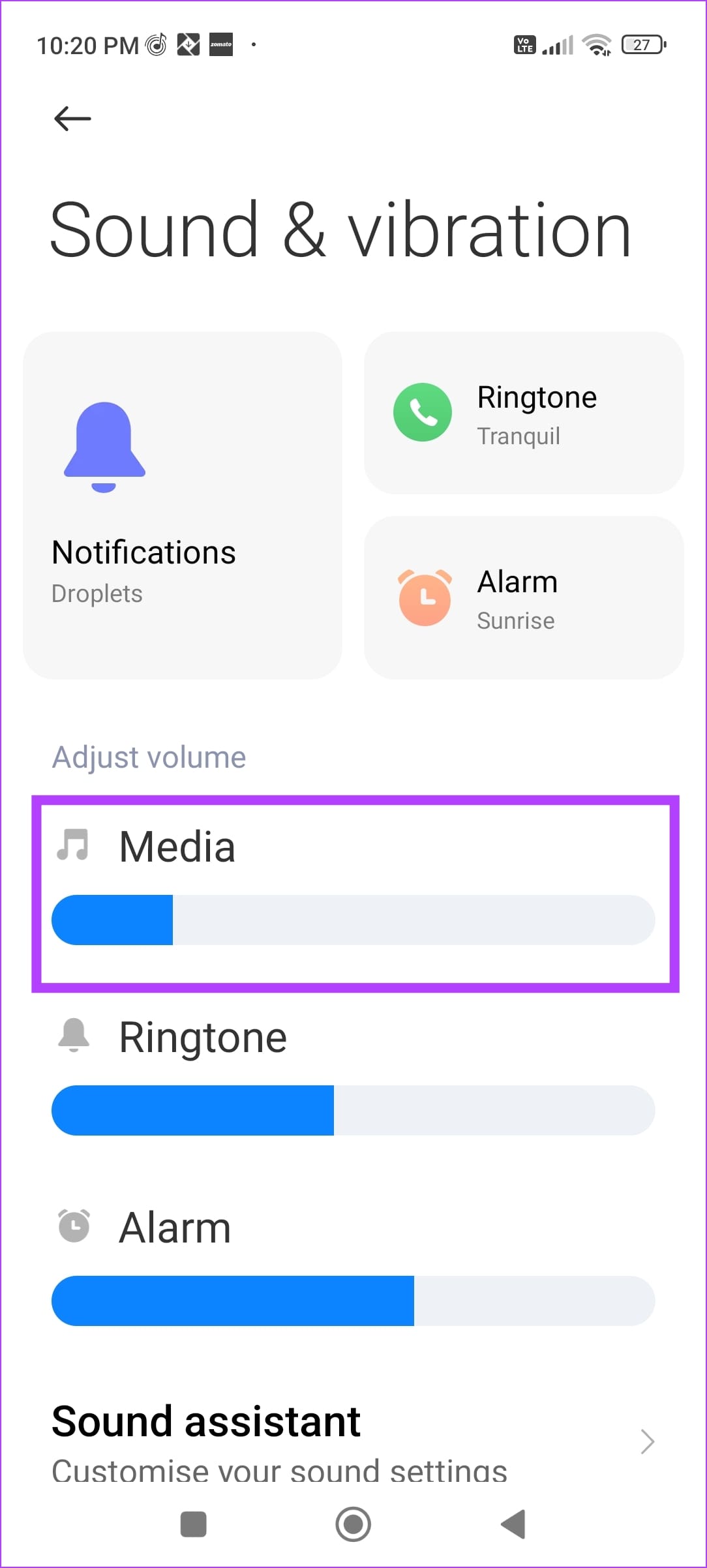 Increase Media Volume 1