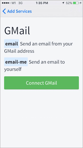 Input Gmail Connect
