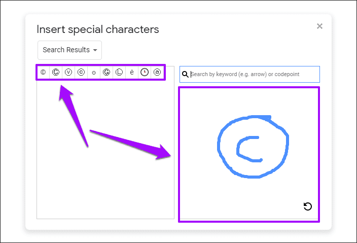 Insert Special Characters Google Docs 2