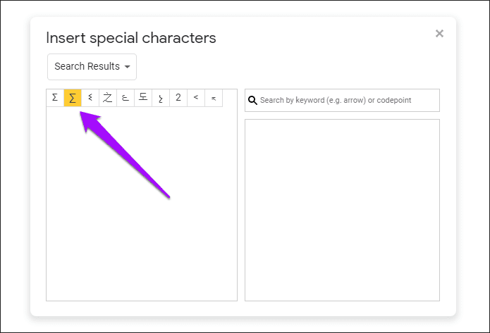 Insert Special Characters Google Docs 4