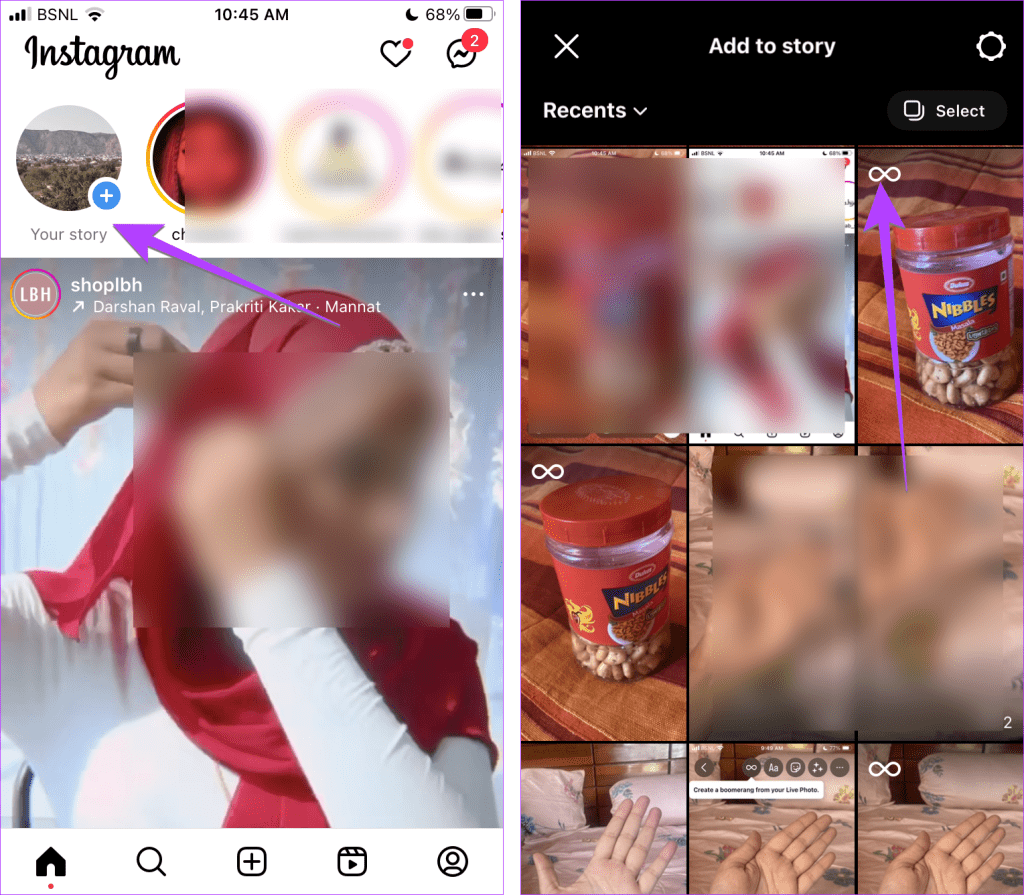 Instagram Story Live Photo Icon
