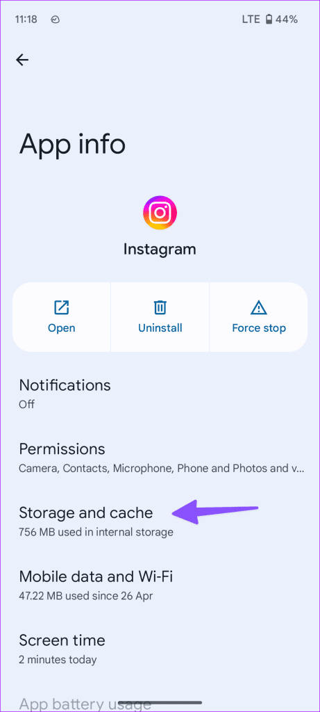 Instagram not refreshing feed