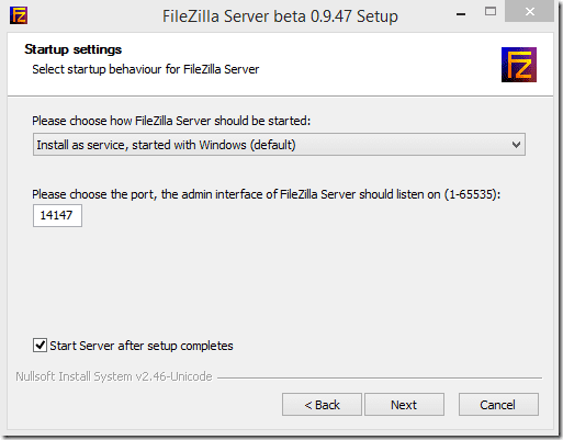 Install File Zilla