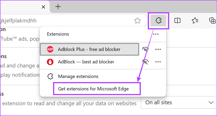 Install new extensions