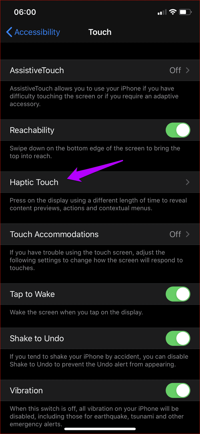 Iphone Adjust Haptic Touch Sensitivity 3