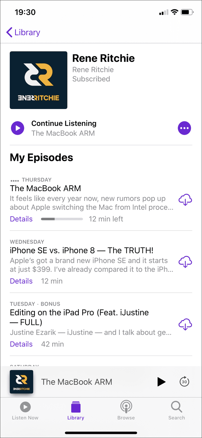 Iphone Apple Podcasts Vs Google Podcasts 5
