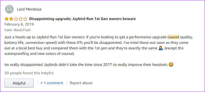 Jaybird Run Xt Sound Review