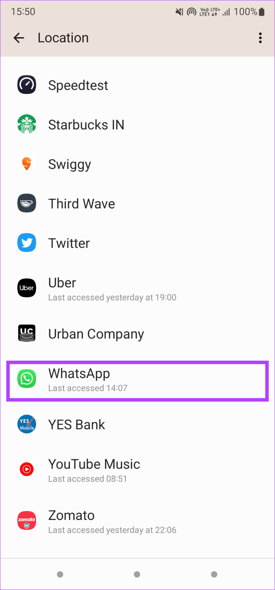 select whatsapp