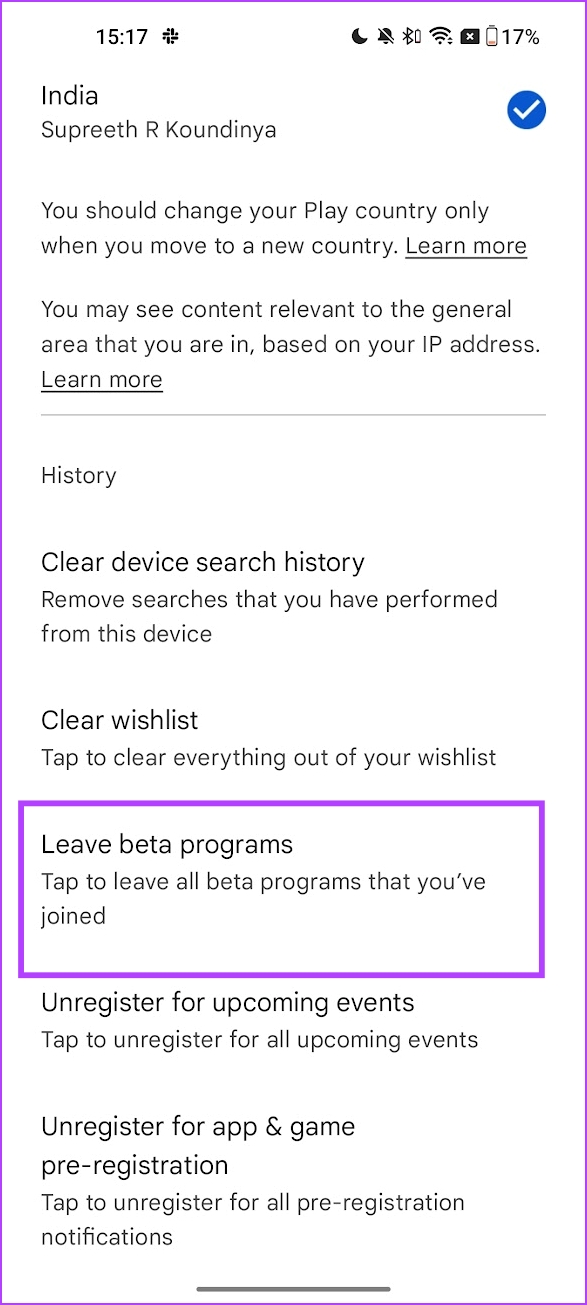 Leave Beta Programs