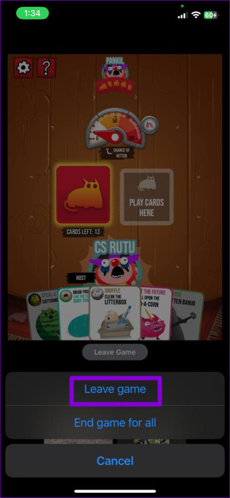 Leave Game During Messenger Video Calls