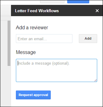 Letter Feed Workflows