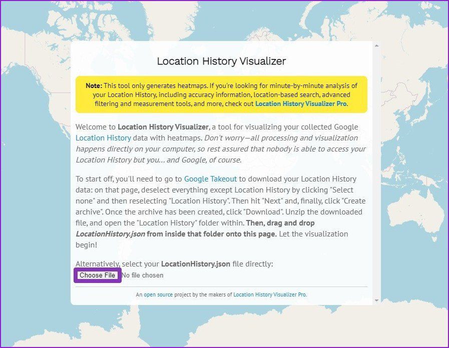 Location History Visualizer