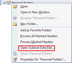 Location Outlook Data File
