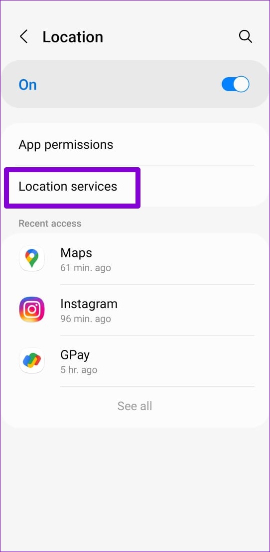 Location Services on Android