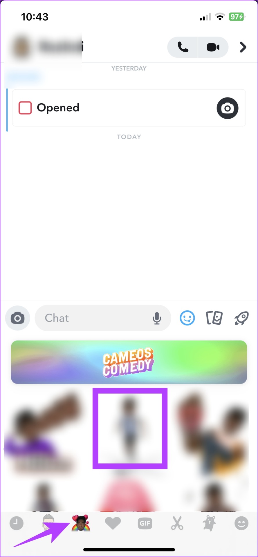 How to Change or Delete Your Cameo on Snapchat on iPhone and Android - 11