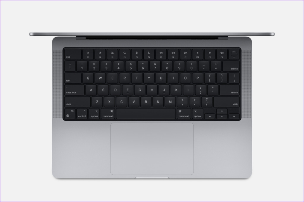 M2 Pro MacBook Pro keyboard