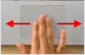 Mac Gestures Change Spaces