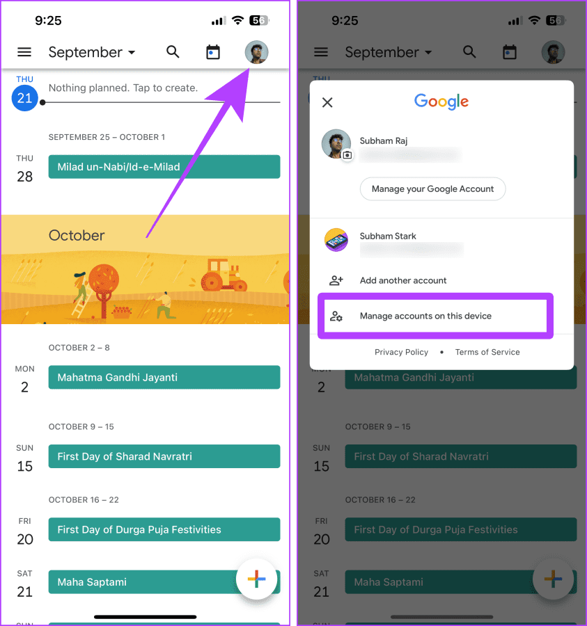 Manage Google Calendar Accounts on iPhone - 10