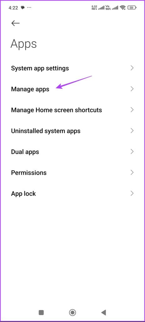 Manage apps 1