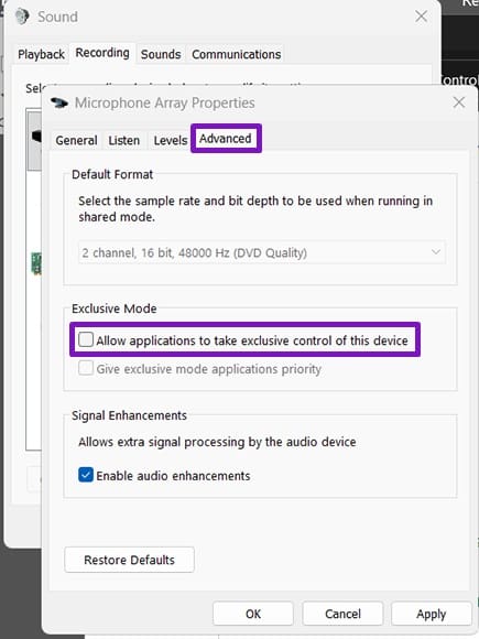 Mic Echo and Muffling in Windows 11 Heres How to Fix It 4