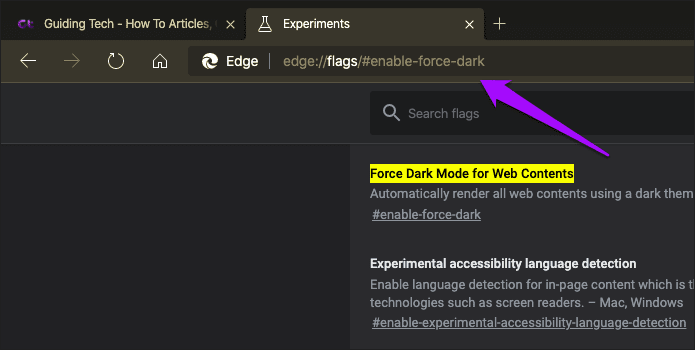 Microsoft Edge Chromium Enable Dark Mode 8