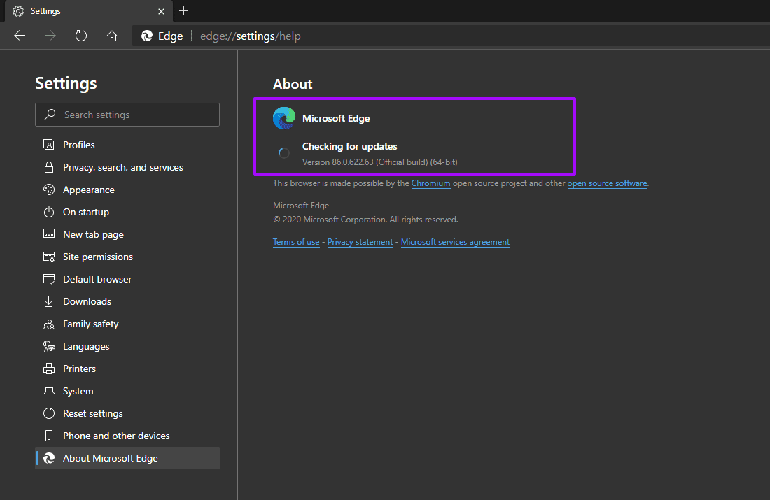Microsoft Edge Update 3
