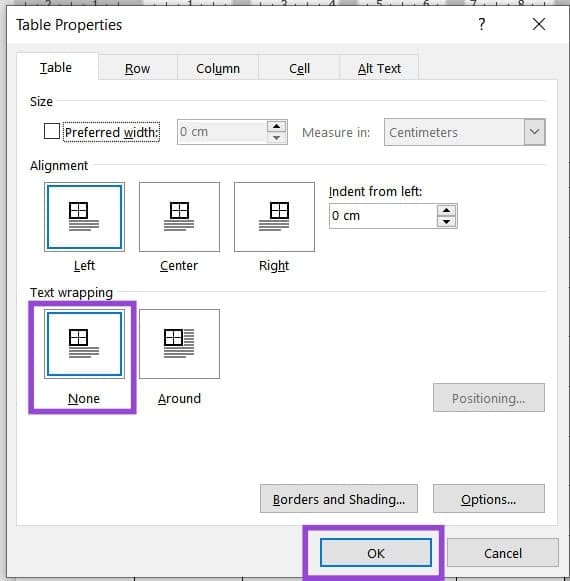 Microsoft Word Table Goes Off Page – How to Fix 10
