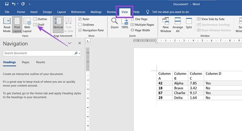 Microsoft Word Table Goes Off Page – How to Fix 3