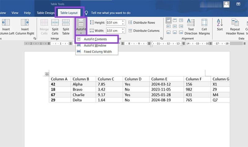 Microsoft Word Table Goes Off Page – How to Fix 5