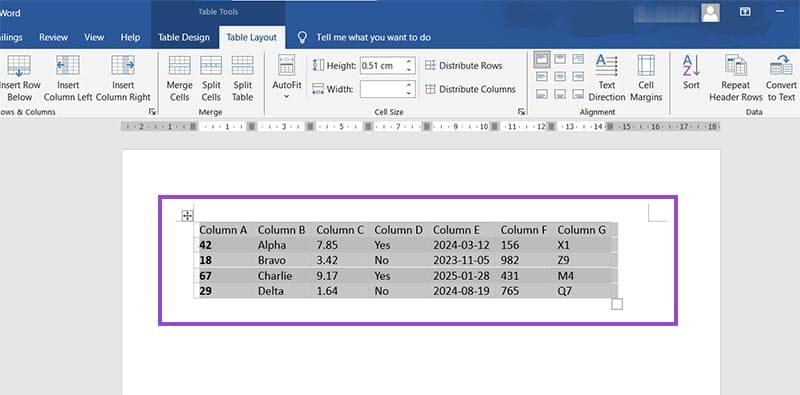 Microsoft Word Table Goes Off Page – How to Fix 6