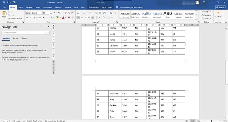 Microsoft Word Table Goes Off Page – How to Fix 7