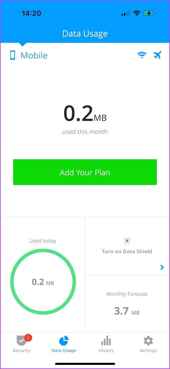 Mobile Data Usage Third Party App