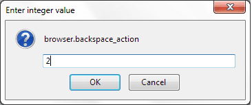 Modify Backspace Value
