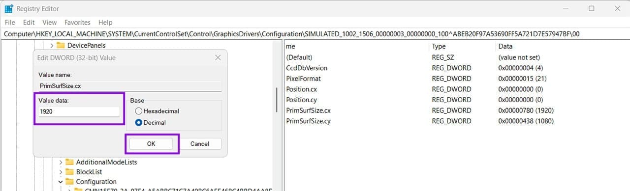 Monitor zeigt nicht den Vollbildmodus an Windows 11 5