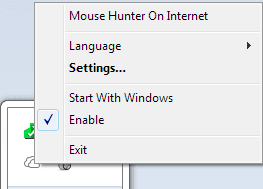 Mouse Handler Context Menu