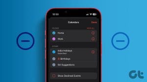 Hide or Delete a Calendar on iPhone