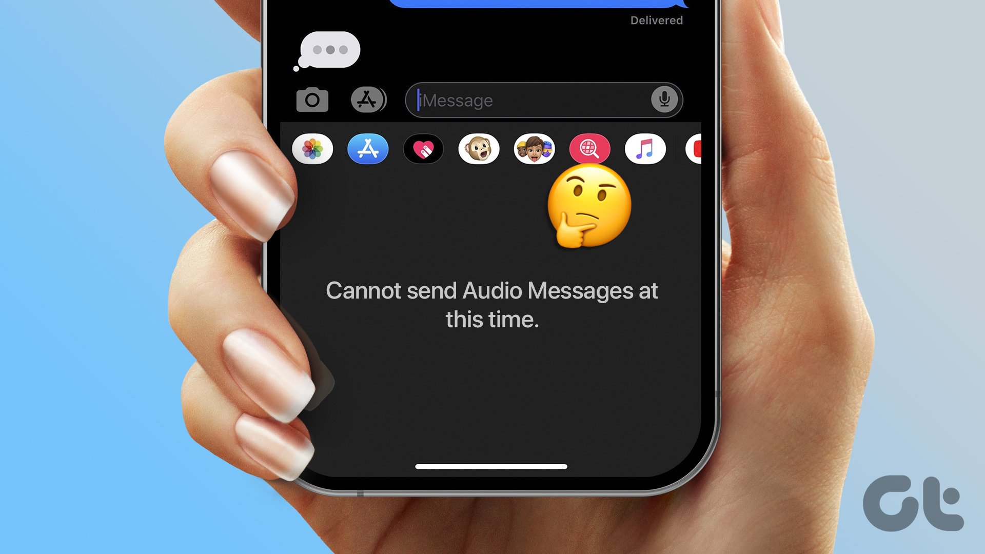 Audio messages. Аудиосообщение. You can't send Voice message.