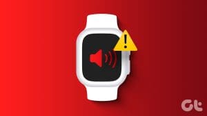 Speaker not working on Apple Watch