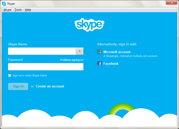 New Desktop Skype