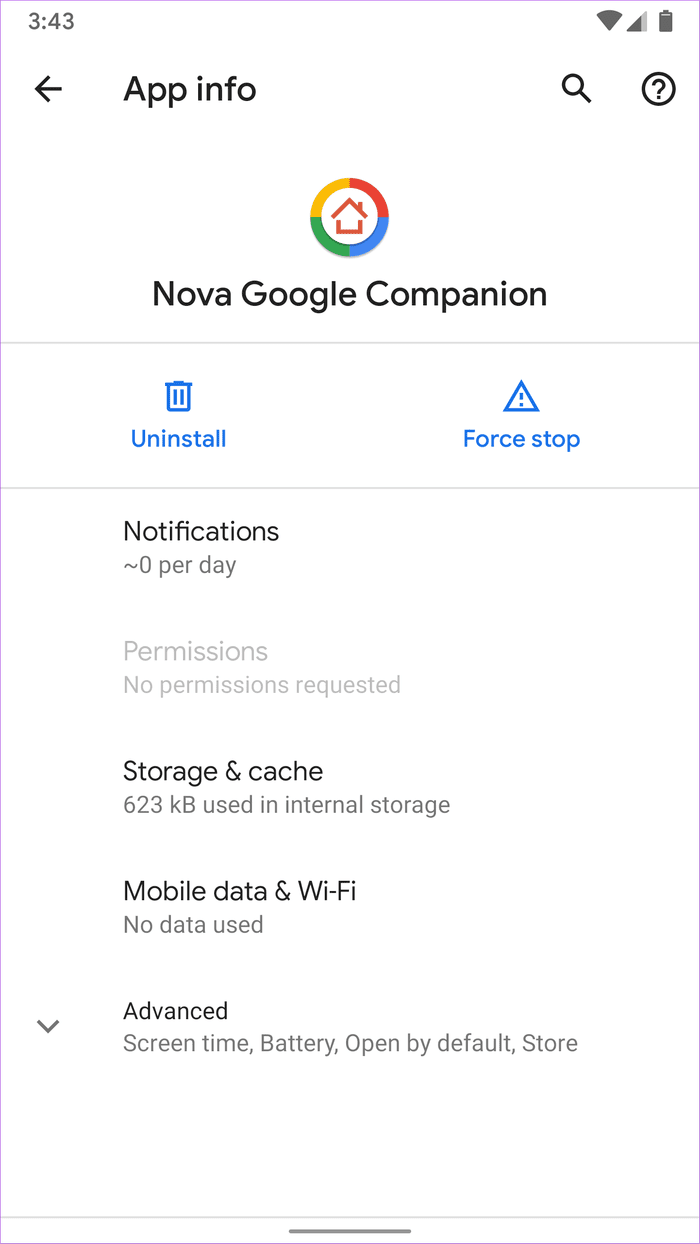 Nova Google App