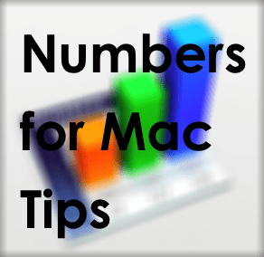 Numbers For Mac Tips