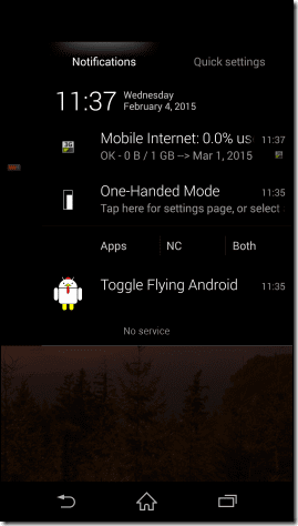 One Handed Operation On Android 7