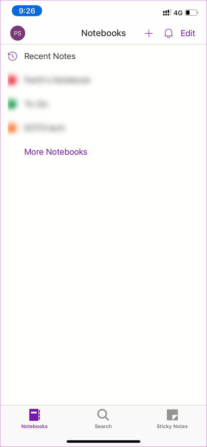 One Note Notebook